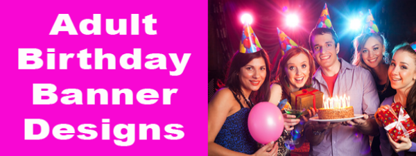 Birthday Banner Design For Adults Goser Vtngcf Org