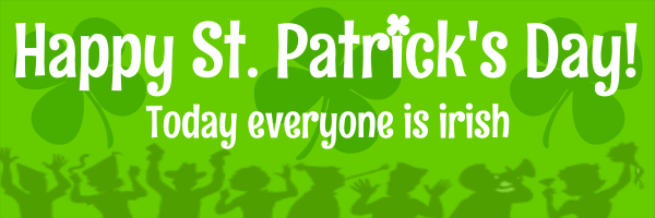 Personalised+St+Patricks+Celebration+Banner - design template - 116