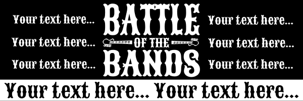 Personalised+Battle+Of+the+Bands+Banner - design template - 29