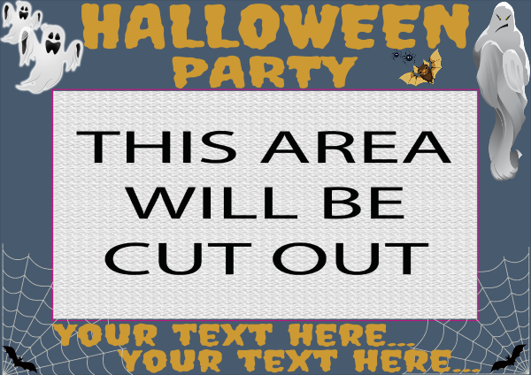 Halloween_Party_Selfie_Frame - design template - 858