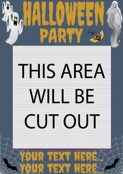 Halloween_Party_Selfie_Frame - design template - 859