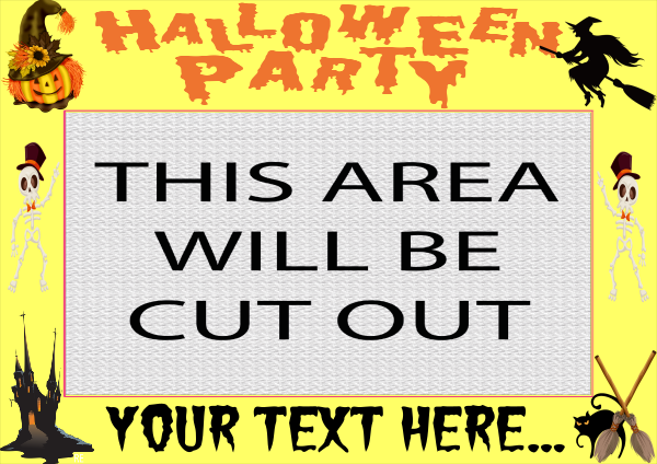 Halloween_Party_Selfie_Frame_2 - design template - 860