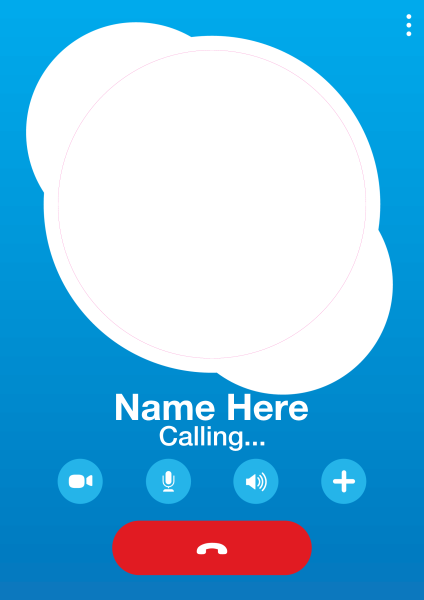 Skype_Selfie_Frame_Template - design template - 930